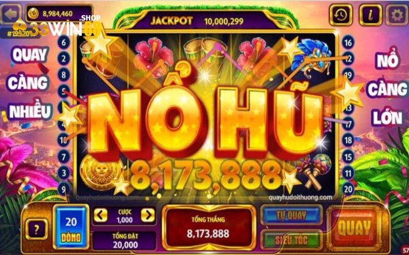 Giới thiệu về sảnh game Nổ Hũ 33WIN68