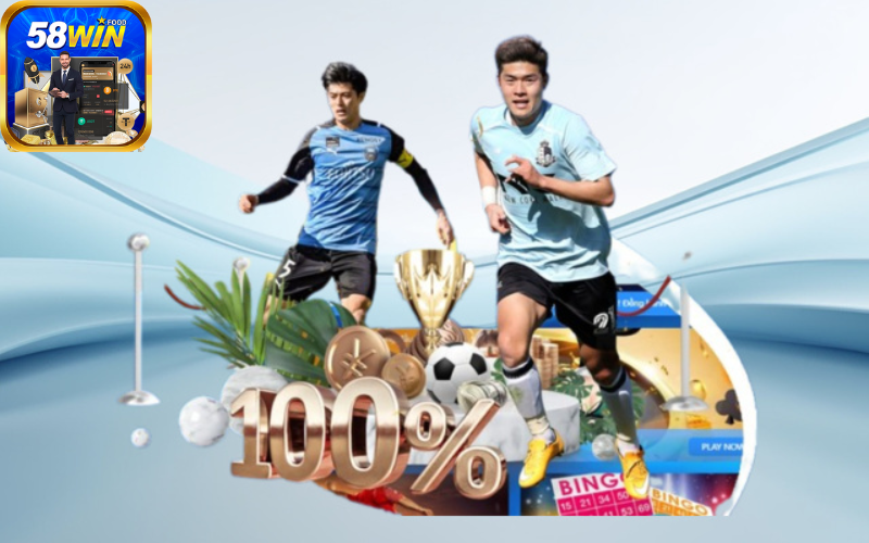 Nhiều ưu đãi khi cá cược thể tại 58win